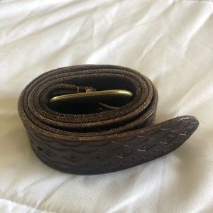 Hollister brown patterned belt